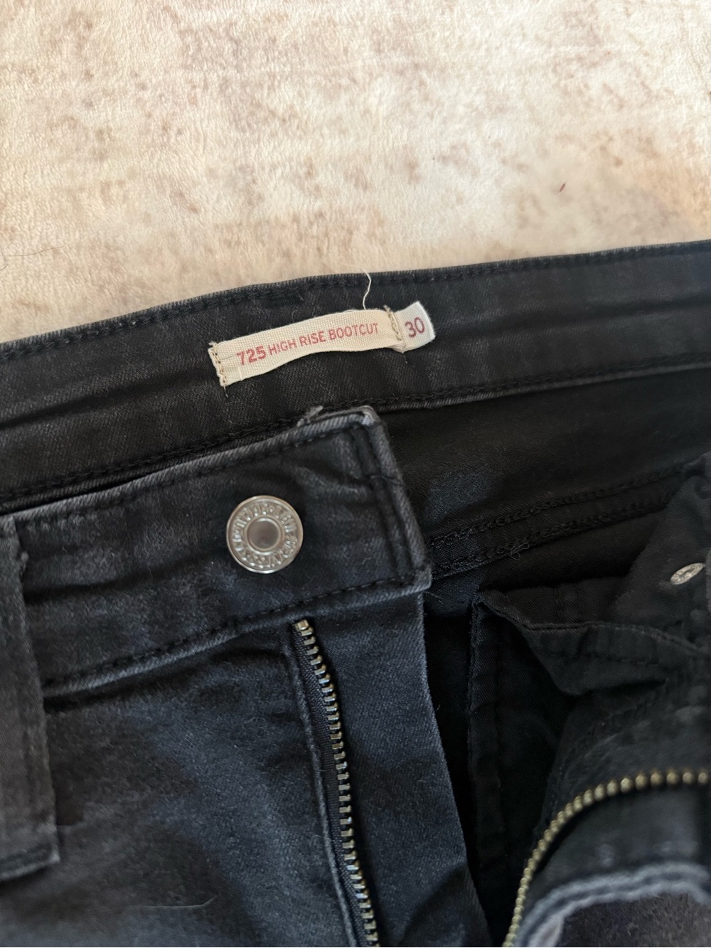 High Rise Bootcut Women’s Jeans - Black